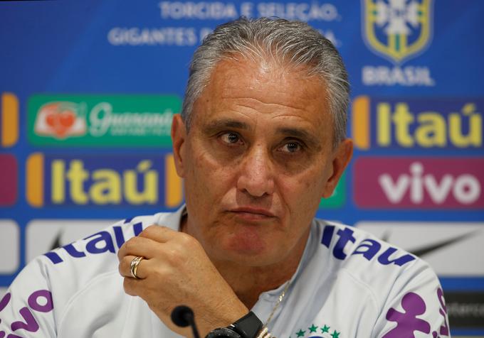 Brazilski selektor Tite je v reprezentanco prinesel obilo discipline. | Foto: Reuters
