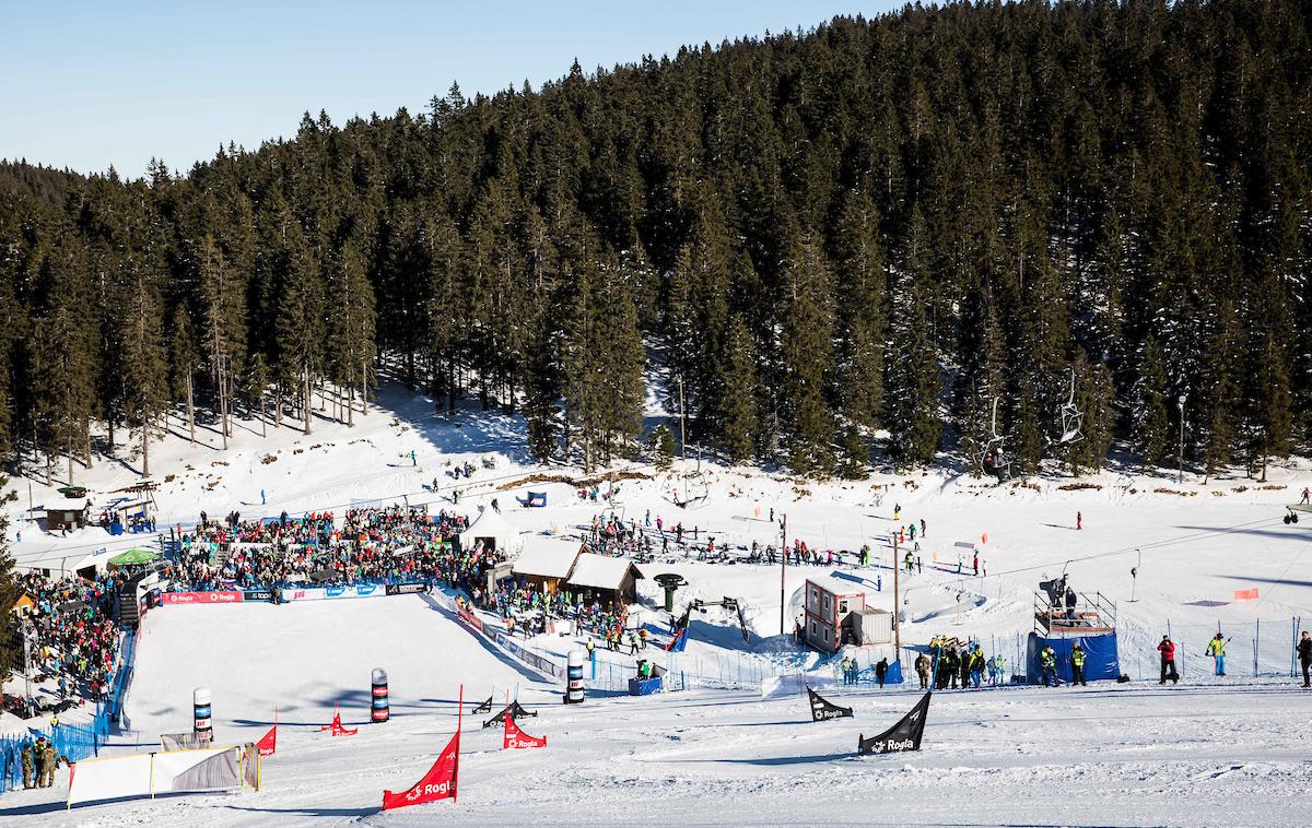 Rogla | Rogla bo prvi teden v marcu gostila kar tri tekme alpskih deskarjev. 1. in 2. marca v sklopu svetovnega prvenstva in 6. marca v sklopu svetovnega pokala.  | Foto Vid Ponikvar