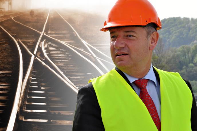 Peter Gašperšič, minster za infrastrukturo , drugi tir, železnica | Foto Gregor Jamnik