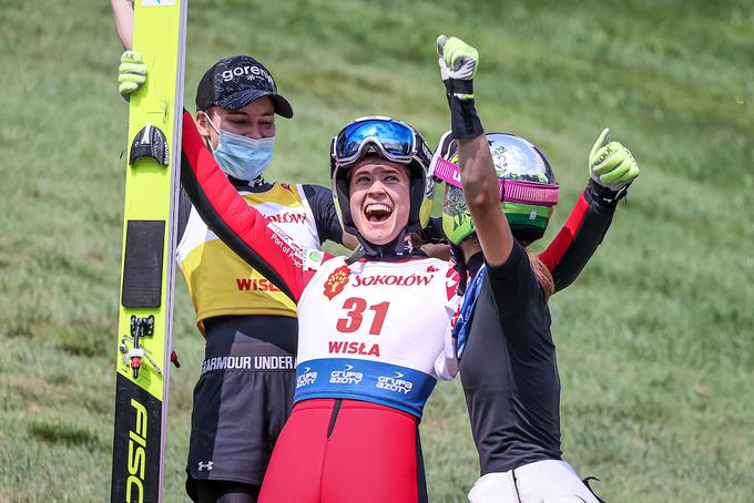 Urša Bogataj je na grand prixu lanske sezone dvakrat zmagala. | Foto: Sportida