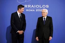 Pahor na poslovilnem obisku v Italiji: Verjetno bi moral čutiti veliko žalost, pa je ne