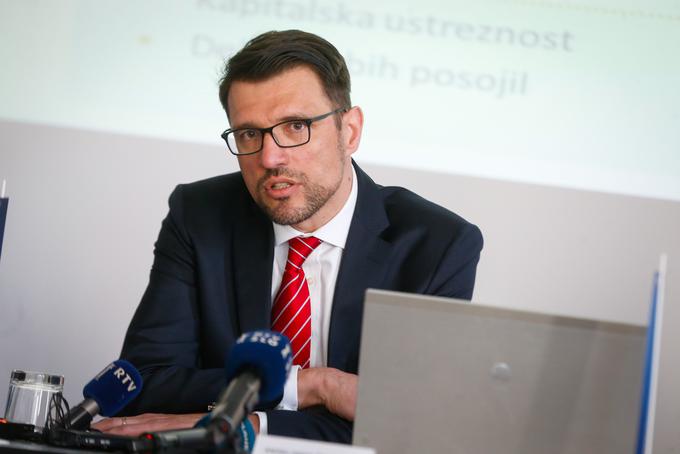 Predsednik uprave Gorenjske banke Andrej Andoljšek je nedavno dejal, da si želijo lastnika, ki podpira njihovo strategijo. | Foto: STA ,