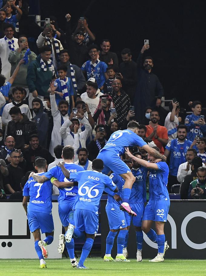 Al Hilal je v tej sezoni nedotakljiv v prvenstvu Savdske Arabije. Bo ohranil takšen status tudi brez Mitrovića?  | Foto: Reuters