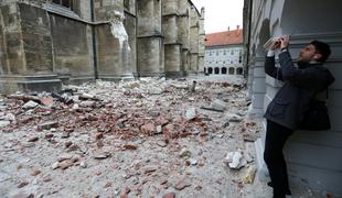 Zagreb stresel močan potres, čutili smo ga tudi v Sloveniji #foto #video