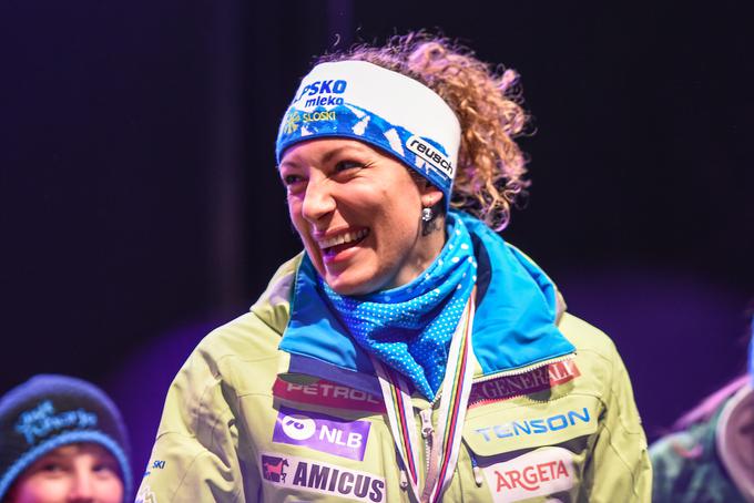 Ilka Štuhec je že potegnila črto pod sezono 2016/17 in se osredotočila na priprave na olimpijsko zimo. | Foto: Sportida
