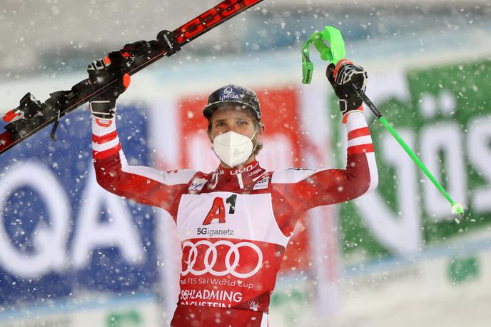Marco Schwarz | Marco Schwarz je dosegel še drugo slalomsko zmago v sezoni. | Foto Reuters