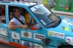 Slovenijo obiskala dobrodelna karavana študentov z legendarnimi avtomobili #video