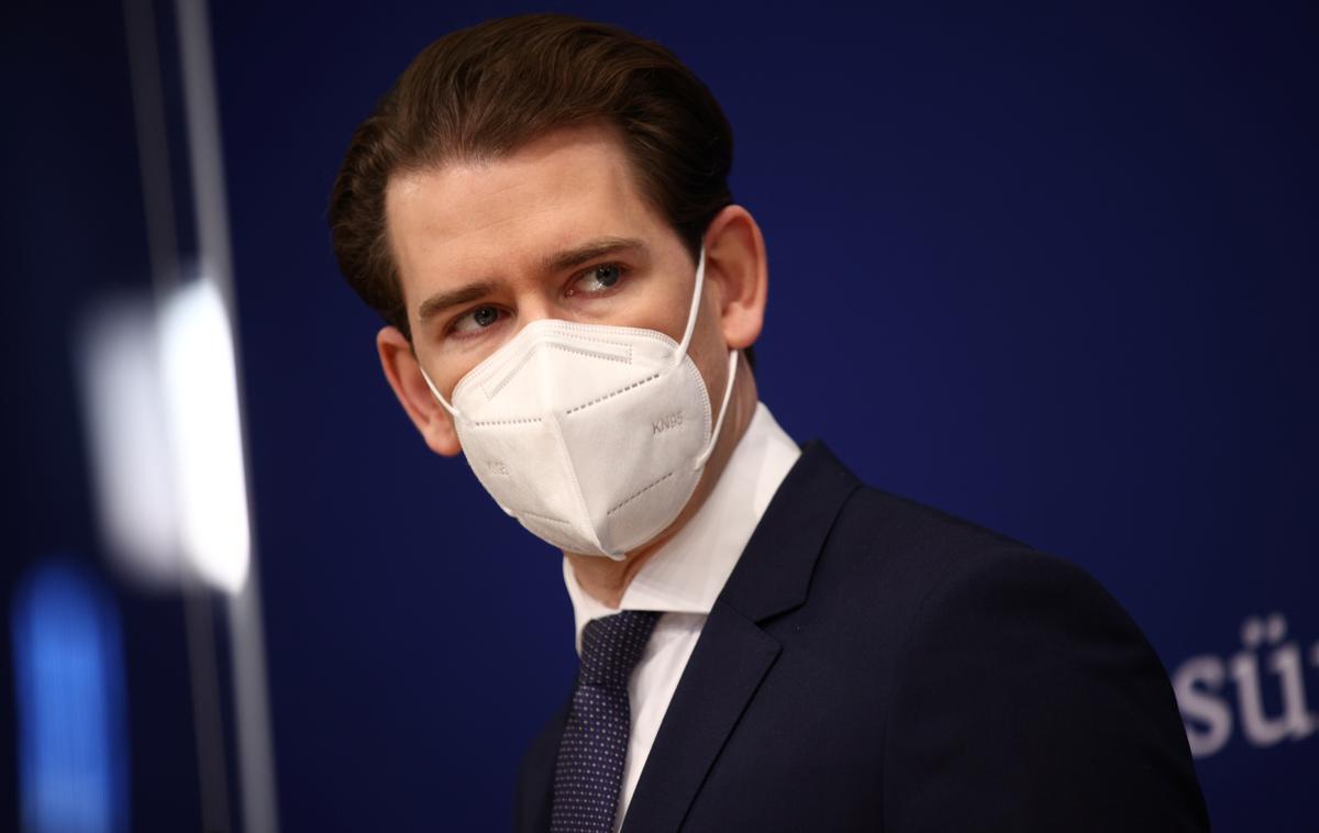 Sebastian Kurz | V Avstriji bo javno življenje zaradi boja proti bolezni covid-19 ustavljeno še vsaj do 3. februarja. Na fotografiji avstrijski kancler Sebastian Kurz. | Foto Reuters