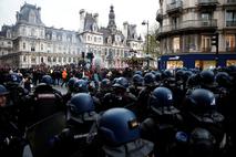 policija, protesti, Pariz