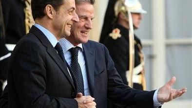 Kouchner na obisku v Sloveniji