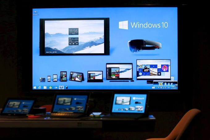 Windows 10 uporabniku ponujajo polno podporo zaslonom na dotik in med drugim vključujejo privzete gonilnike za USB 3.0 in Bluetooth ter mrežni in brezžični adapter, ki jih je v Windows 7 treba namestiti. Omogočajo tudi pametno prilagajanje elementov velikosti na zaslonu pri zelo visokih ločljivostih (4K). | Foto: Reuters