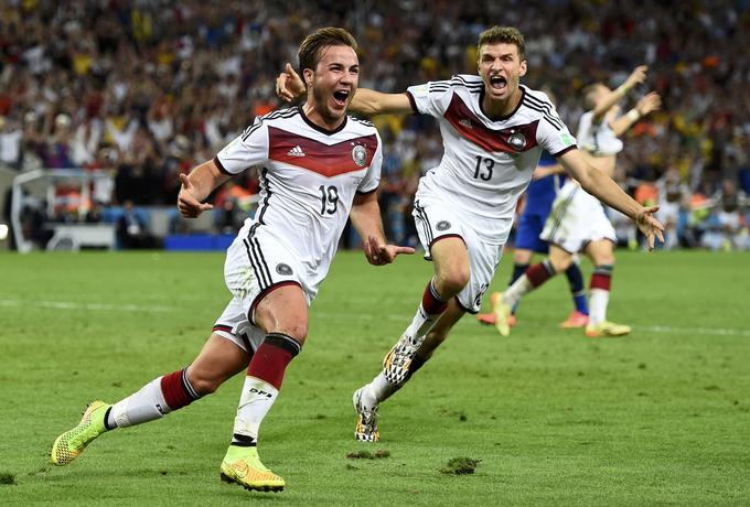 Trenutek, ki ga ne bo pozabil nikoli - gol v velikem finalu svetovnega prvenstva 2014. | Foto: Reuters