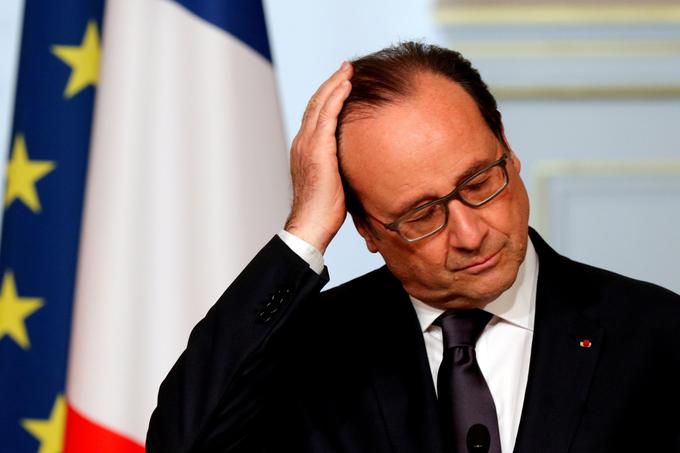 Če brezposelnost v državi ne bo nižja kot deset odstotkov, je francoski predsednik Francois Hollande napovedal, da se prihodnje leto ne bo potegoval za nov predsedniški mandat. | Foto: Reuters