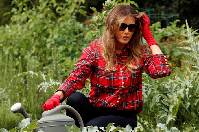 melania trump, vrt, vrtnarjenje | Melania Trump se je ostro odzvala na komentar zgodovinarja Michaela Beschlossa. | Foto Reuters
