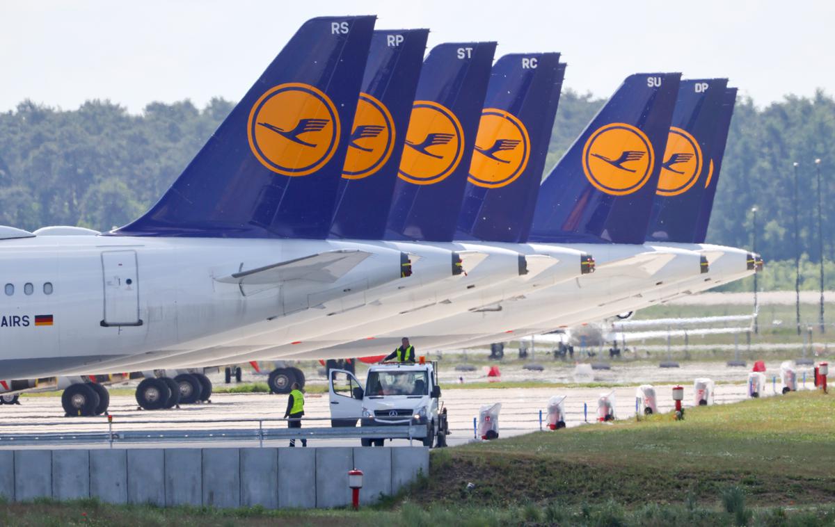 Lufthansa | Stavko je sklical sindikat Verdi. Že v ponedeljek zvečer so jo začeli tehniki in IKT-strokovnjaki, danes zjutraj so se jim pridružili še drugi zaposleni na letališčih. Nezadovoljni so predvsem s plačami. | Foto Reuters