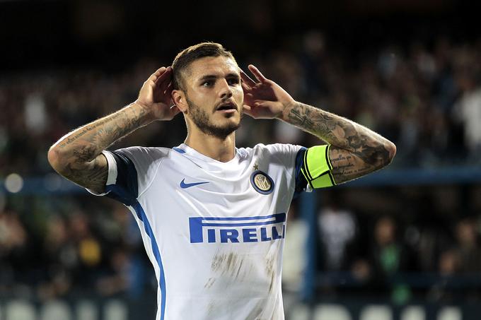 Mauro Icardi je poskrbel za nov škandal, zaradi katerega verjetno ne bo več kapetan Interja. | Foto: Guliverimage/Getty Images