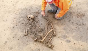 V Gornji Radgoni našli domnevno prazgodovinski skelet