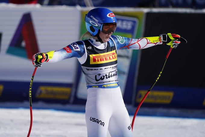 Mikaela Shiffrin se je v prvi hitrostni preizkušnji v zimi prebila na tretje mesto. | Foto: AP / Guliverimage
