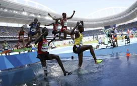 OI finale 3000 m zapreke Conseslus Kipruto Evan Jager Ezekiel Kemboi