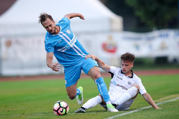 Triglav je v obračunu prvakov druge slovenske lige in prve hrvaške lige remiziral proti hrvaškemu prvaku Rijeki (1:1). | Foto: Matic Klanšek Velej/Sportida