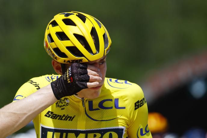 Jonas Vingegaard | Jonas Vingegaard ovrgel govorice, da Wout van Aert zapušča Tour de France. | Foto Reuters