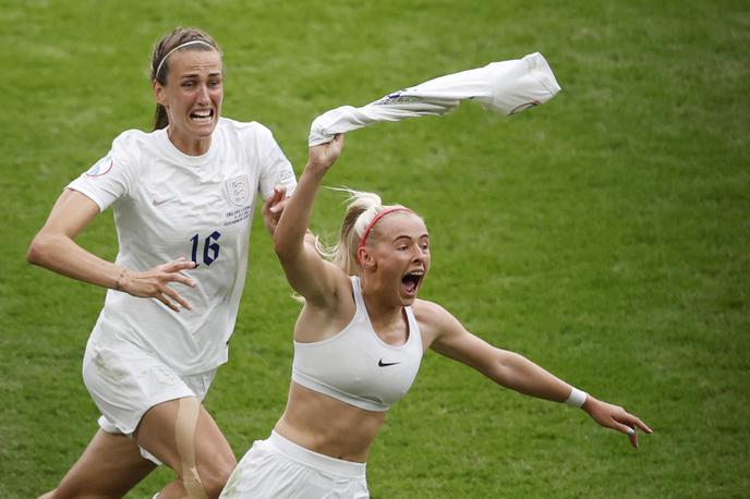 Anglija Chloe Kelly | Chloe Kelly je zabila v 111. minuti za zmago Anglije. | Foto Reuters