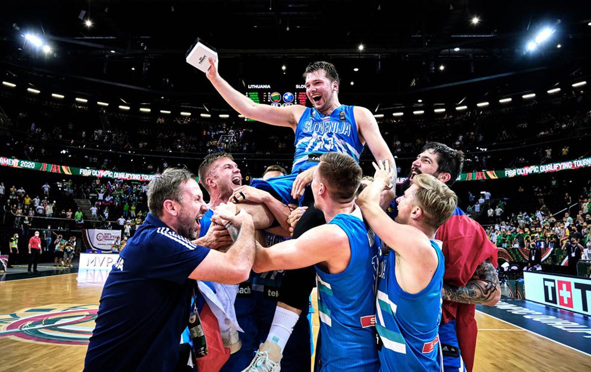 Slovenija : Litva, kvalifikacije za olimpijske igre | Luka Dončić je v Kaunasu pokazal izjemne predstave in dokazal, zakaj je eden najboljših košarkarjev na svetu. | Foto Hendrik Osula/FIBA