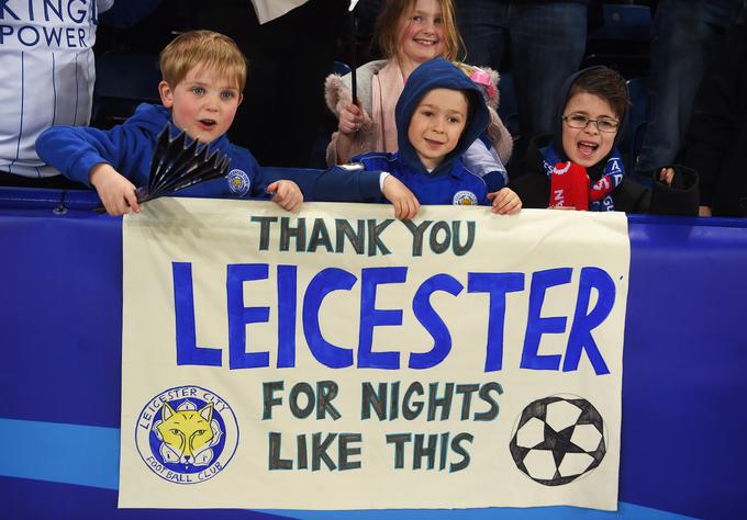 Leicester City je presenetljivo izločil favorizirani Sevillo in spet navdušil svoje navijače. | Foto: Guliverimage/Getty Images