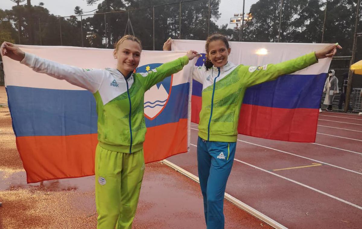 Leja Glojnaric Iris Breganski | Slovenski gluhi atletinji Leja Glojnarič in Iris Breganski sta na zadnjem nastopu na poletni olimpijadi gluhih v skoku v višino osvojili zlato in bron.