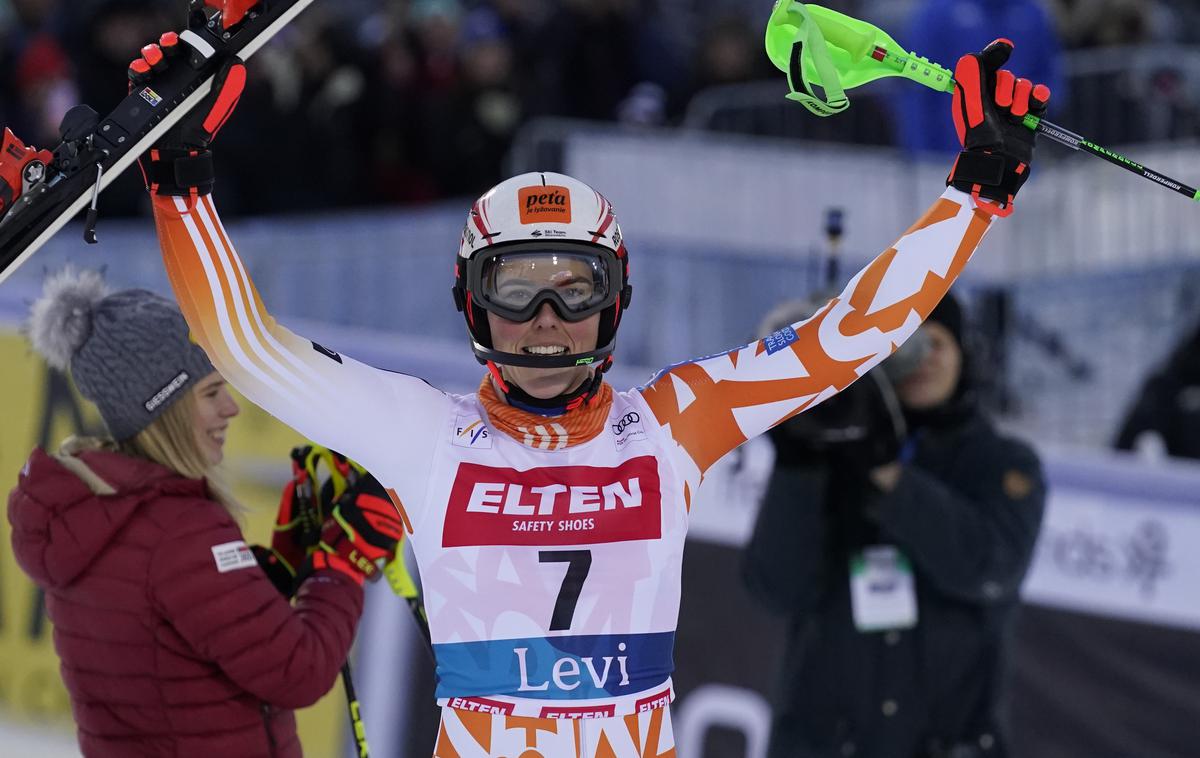 Petra Vlhova | Petra Vlhova je zmagovalka uvodnega slaloma sezone v Leviju. Slovakinji finsko prizorišče zelo ustreza, tu slavi že šesto zmago. | Foto Guliverimage