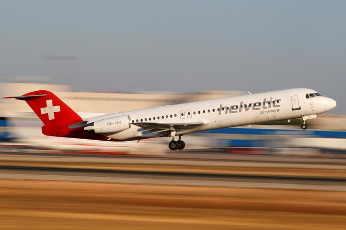 Švicarski regijski prevoznik Helvetic Airways v osnovi ne nasprotuje novi okoljski dajatvi, toda ... | Foto: Reuters