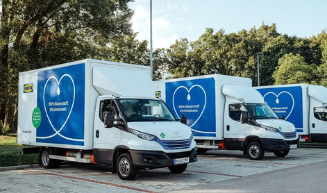 Za dostave po Avstriji povsem nov tip tovornjaka #foto