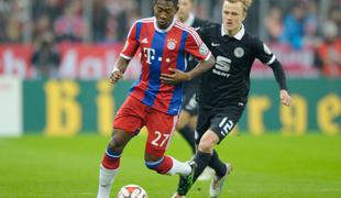 Borussia brez Kampla v četrtfinale, Bayern premočen za Omladičeve