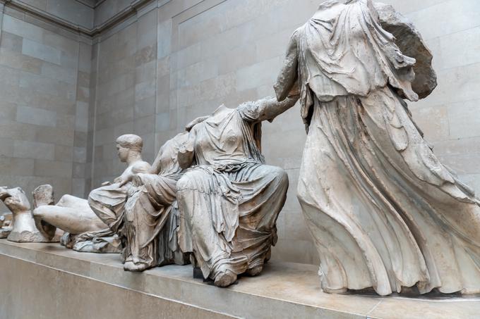 Grčija vztraja, da so bile skulpture, ki so magnet za obiskovalce svetovno znanega Britanskega muzeja v Londonu, ukradene. | Foto: Shutterstock