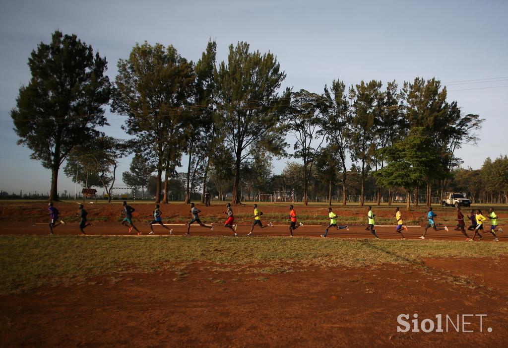 Kenija tekači atletika