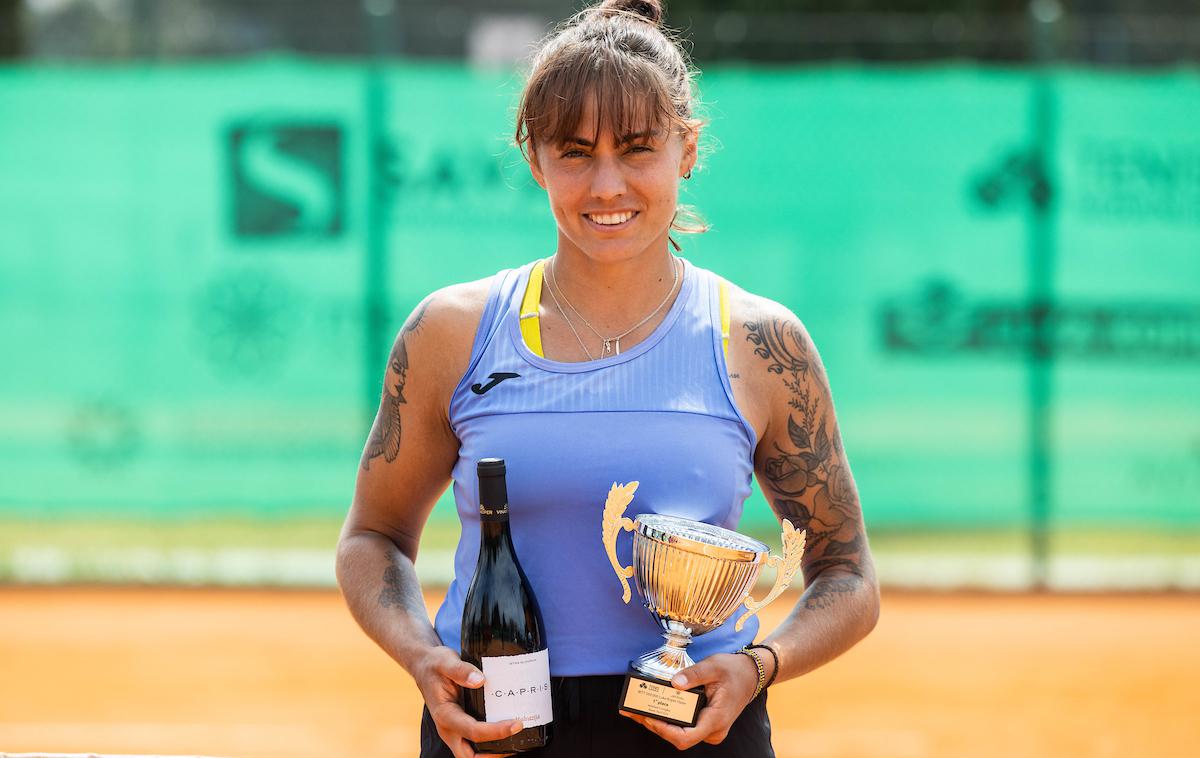 Aliona Bolsova | Aliona Bolsova je zmagovalka teniškega turnirja serije WTT v Kopru. | Foto Vid Ponikvar