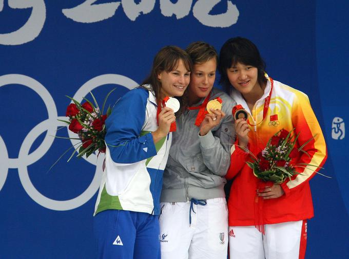 Leta 2008 je Sara Isaković na olimpijskih igrah v Pekingu osvojila srebrno medaljo na 200 m prosto. | Foto: Sportida