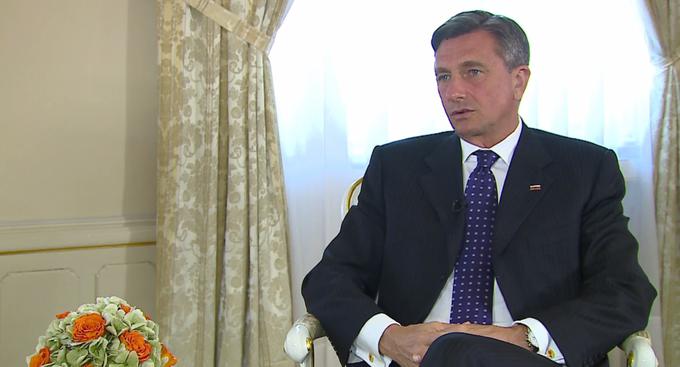 "Pred nami je zahteven problem, ki ni nerešljiv," je dejal predsednik republike Borut Pahor. | Foto: 