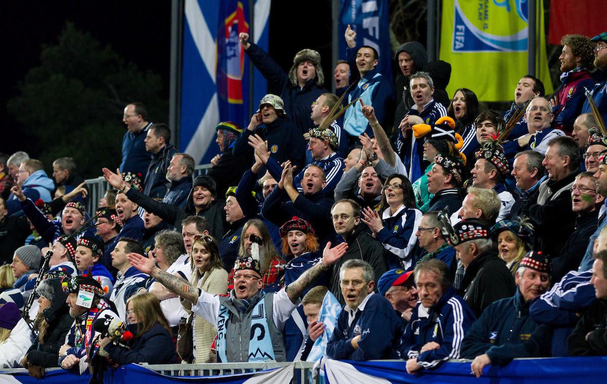 Škotski navijači | Foto Vid Ponikvar