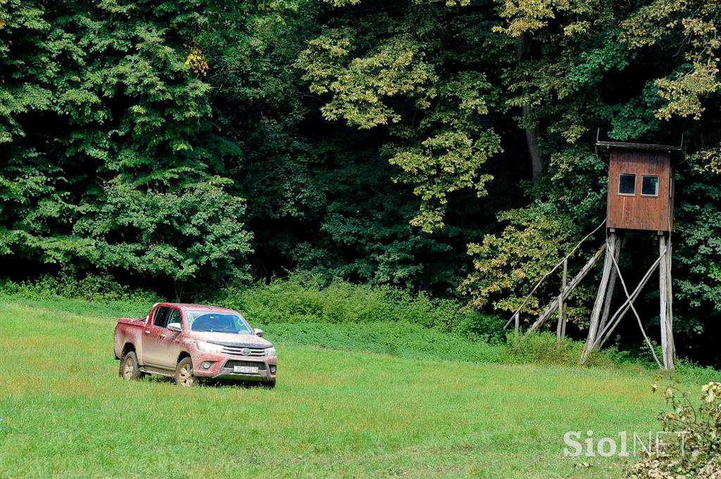 Toyota hilux - terenski preizkus Srbija, Fruška gora