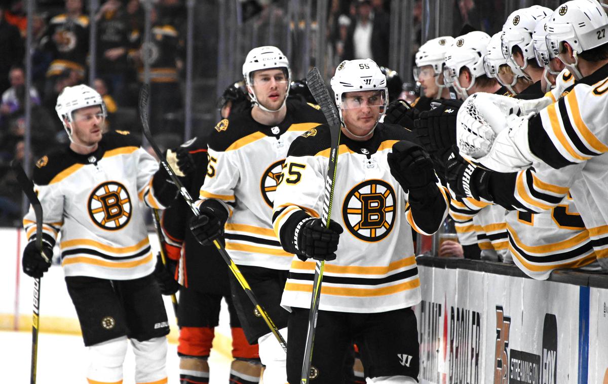 Boston Bruins | Hokejisti Boston Bruins so s 3:0 premagali Anaheim in se še približali drugemu mestu vzhodne konference. | Foto Reuters
