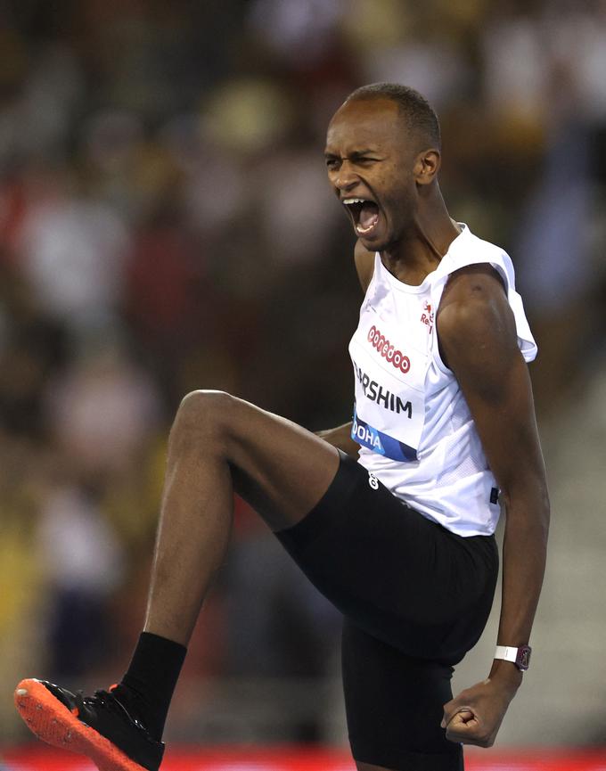 Olimpijski prvak Mutaz Essa Barshim je slavil v skoku v višino. | Foto: Reuters