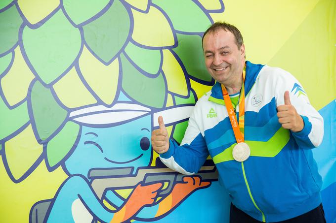 Strelec Franček Gorazd Tiršek - Nani je postal paraolimpijski prvak v streljanju z zračno puško stoje. | Foto: Vid Ponikvar