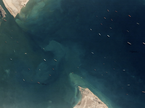 Sueški prekop ladja zastoj