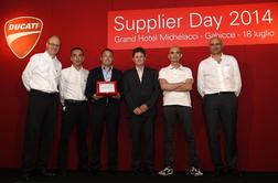 Ducati nagradil šest dobaviteljev, med njimi tudi slovensko Hidrio