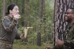 Kako je slovenska vojakinja poskusila hrano kolega iz tujine #video