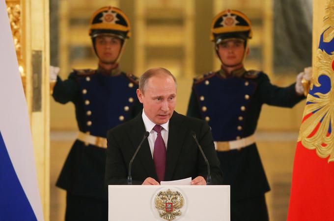 Vladimir Putin je okrnjeni ruski odpravil zaželel srečo … | Foto: 