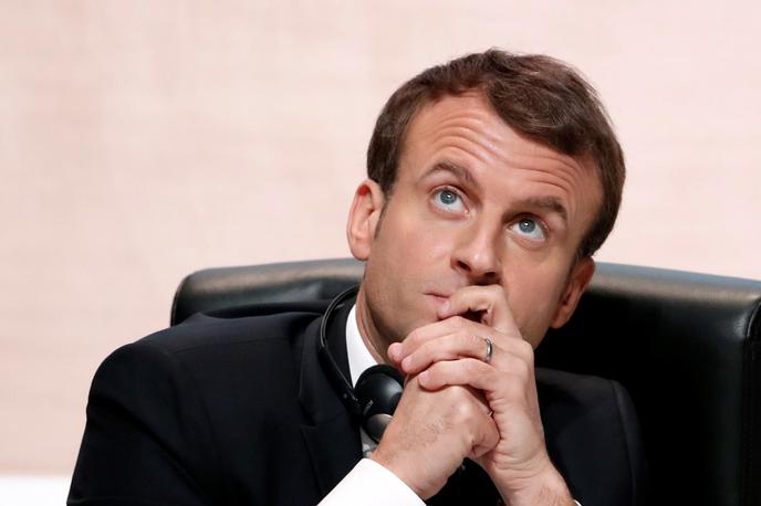 Emmanuel Macron | Francoski predsednik Emmanuel Macron je v posebni kolumni orisal svojo vizijo prihodnosti Evropske unije. | Foto Reuters