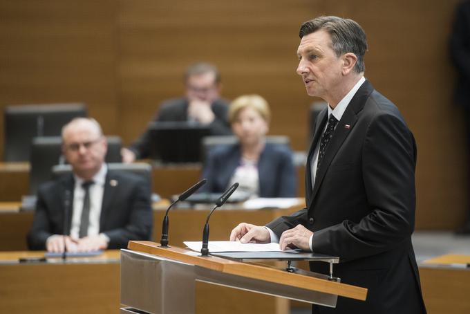 Borut Pahor je prvi predsednik republike, ki ga bo državni zbor ovadil zaradi suma kaznivih dejanj. | Foto: STA ,