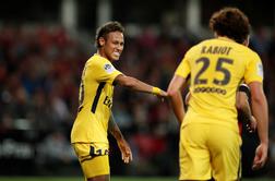 Neymar ob debiju potrdil zmago PSG-ja